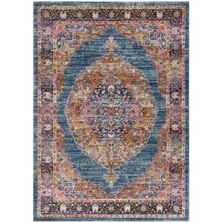 Safavieh 4 x 6 ft. Rectangle Nirvana Traditional Area Rug Navy & Multicolor NVA134M-4
